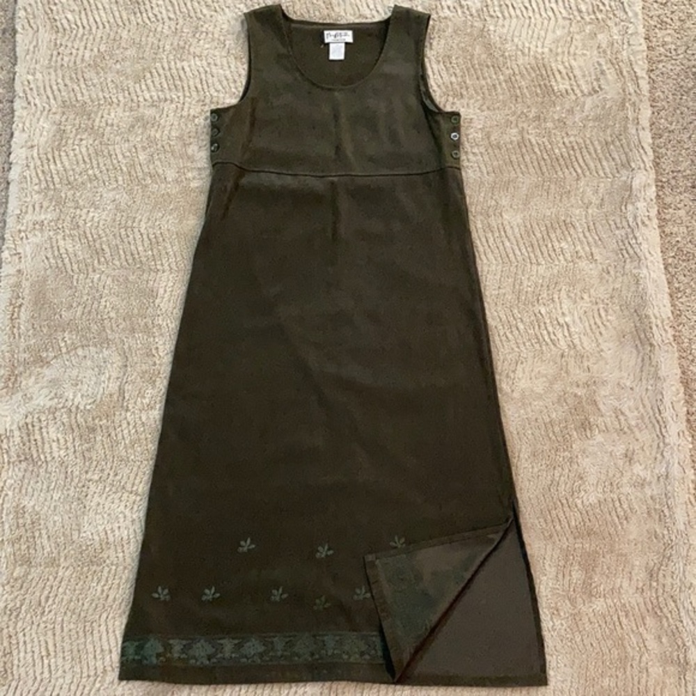 Mary McFadden Vintage maxi sheath dress Sz M